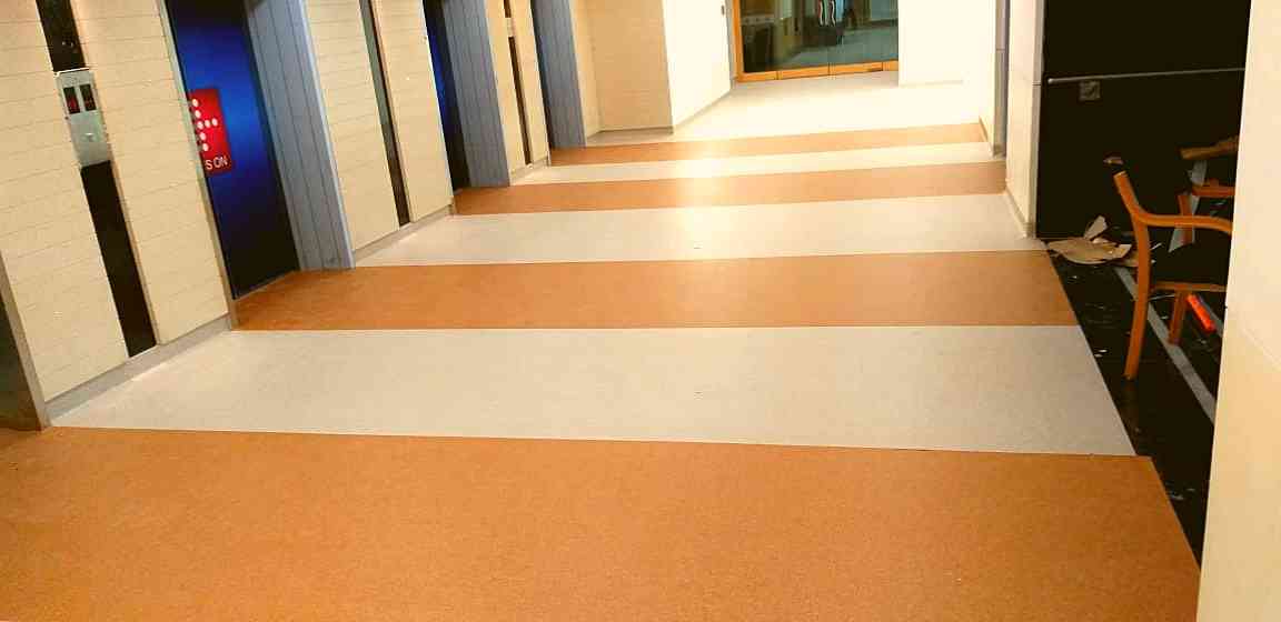 Vinyl flooring in bangalore, Homogeneous vinyl flooring in bangalore, manipal hospital